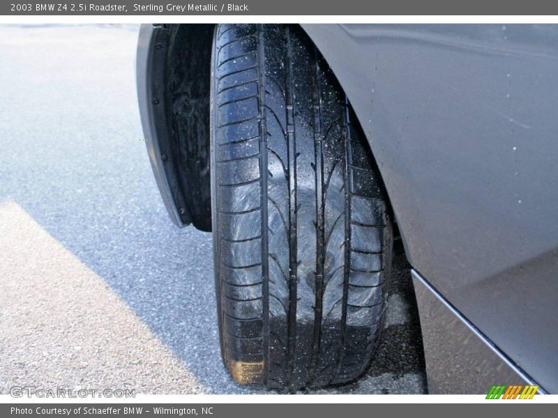 Sterling Grey Metallic / Black 2003 BMW Z4 2.5i Roadster