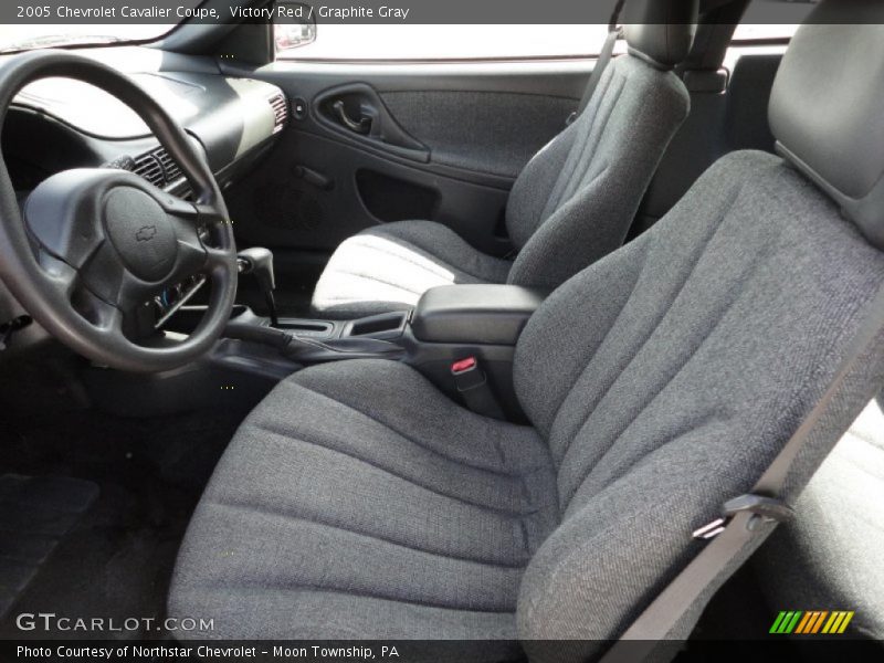 Victory Red / Graphite Gray 2005 Chevrolet Cavalier Coupe