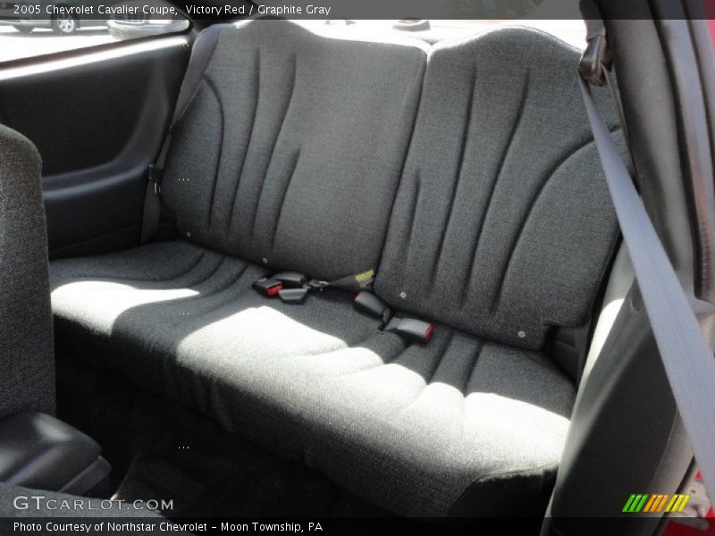Victory Red / Graphite Gray 2005 Chevrolet Cavalier Coupe
