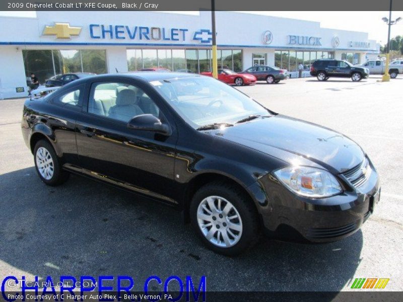 Black / Gray 2009 Chevrolet Cobalt LT XFE Coupe