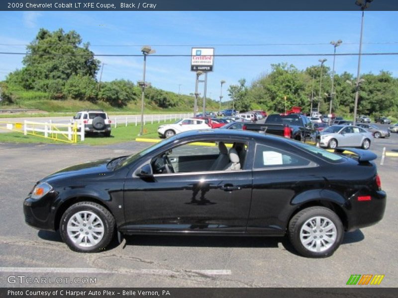 Black / Gray 2009 Chevrolet Cobalt LT XFE Coupe