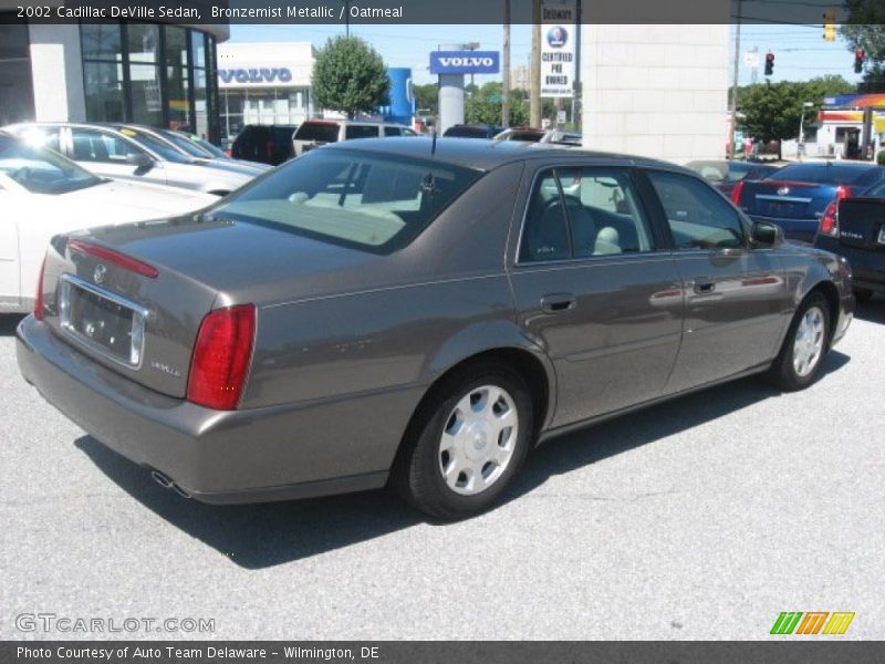 Bronzemist Metallic / Oatmeal 2002 Cadillac DeVille Sedan