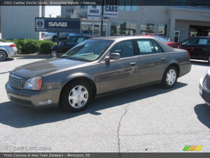 Bronzemist Metallic / Oatmeal 2002 Cadillac DeVille Sedan