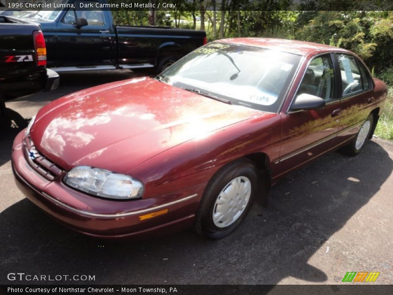 Dark Carmine Red Metallic / Gray 1996 Chevrolet Lumina