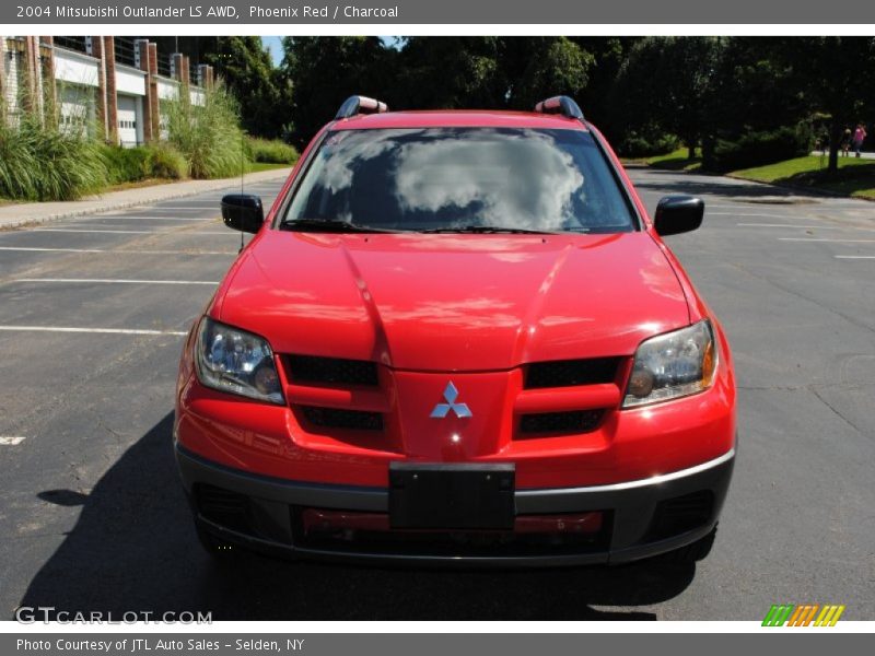 Phoenix Red / Charcoal 2004 Mitsubishi Outlander LS AWD