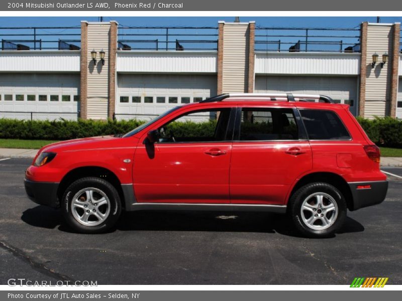 Phoenix Red / Charcoal 2004 Mitsubishi Outlander LS AWD