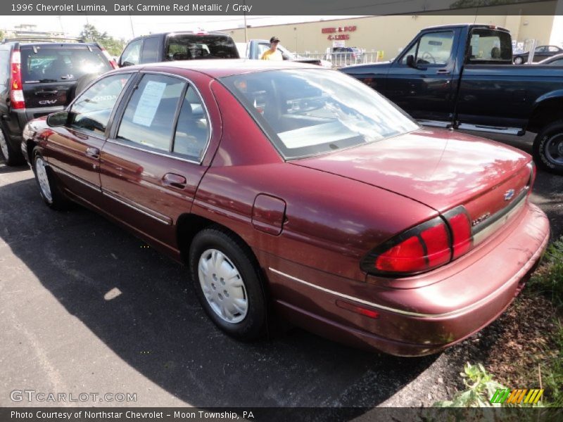 Dark Carmine Red Metallic / Gray 1996 Chevrolet Lumina