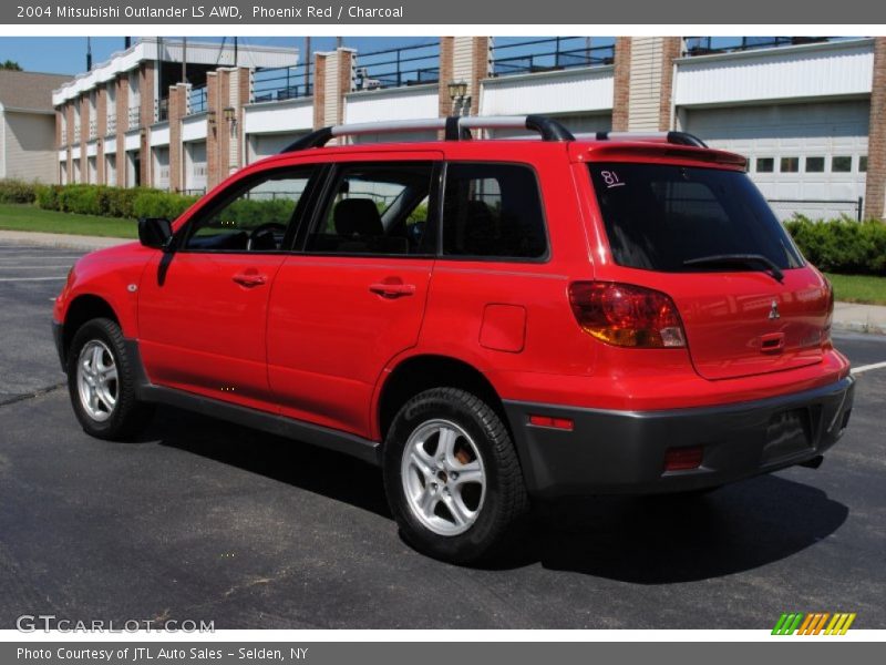 Phoenix Red / Charcoal 2004 Mitsubishi Outlander LS AWD