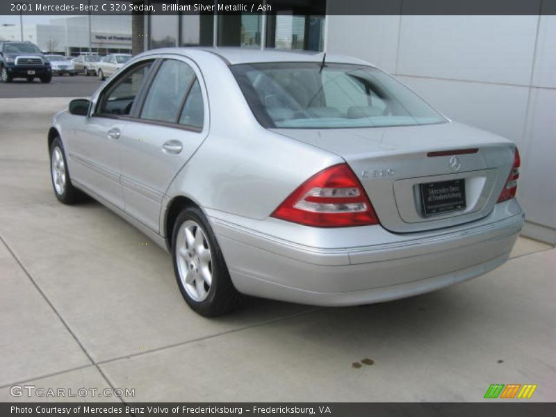 Brilliant Silver Metallic / Ash 2001 Mercedes-Benz C 320 Sedan