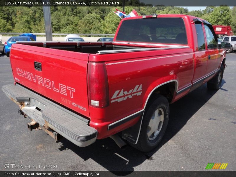  1996 C/K K1500 Extended Cab 4x4 Victory Red