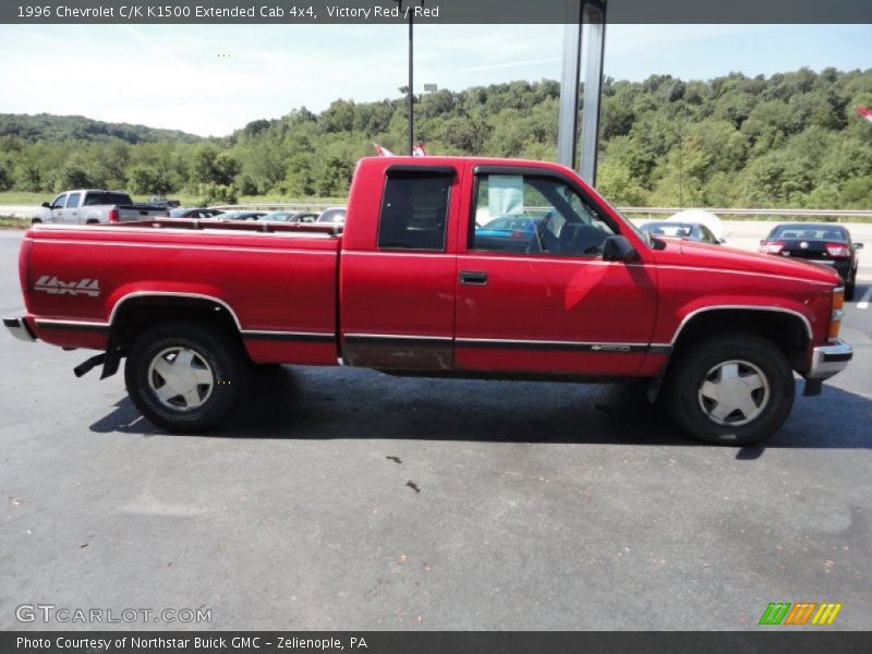 Victory Red / Red 1996 Chevrolet C/K K1500 Extended Cab 4x4