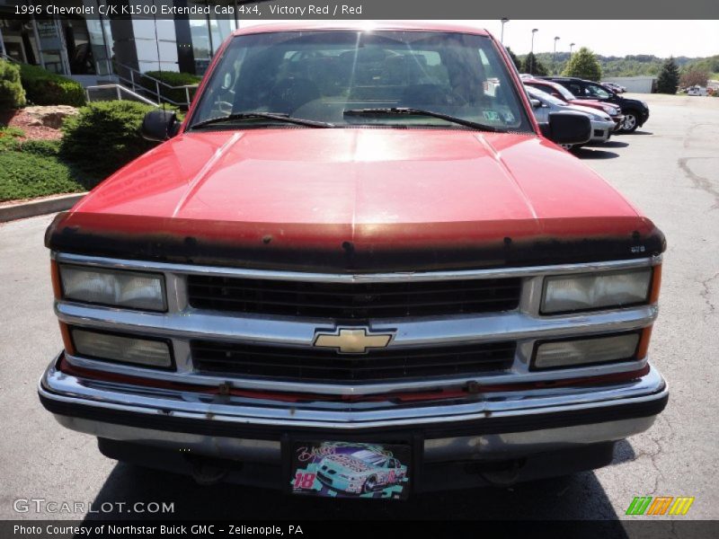 Victory Red / Red 1996 Chevrolet C/K K1500 Extended Cab 4x4