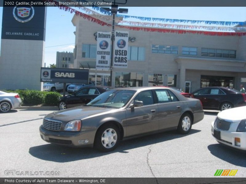 Bronzemist Metallic / Oatmeal 2002 Cadillac DeVille Sedan