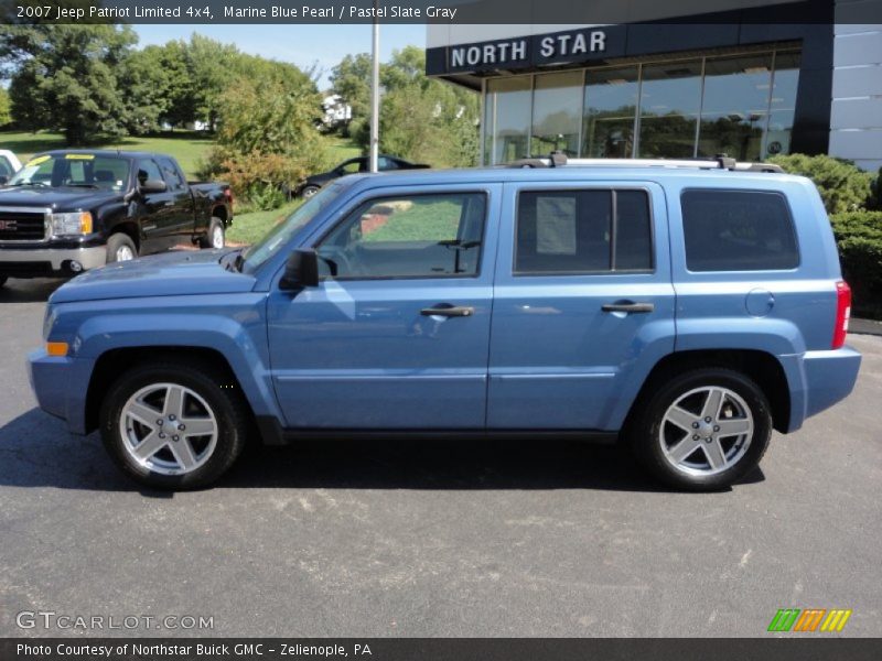 Marine Blue Pearl / Pastel Slate Gray 2007 Jeep Patriot Limited 4x4