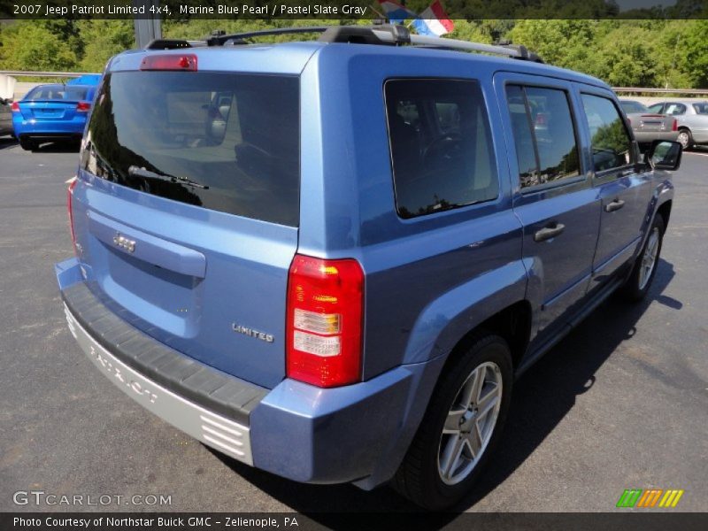 Marine Blue Pearl / Pastel Slate Gray 2007 Jeep Patriot Limited 4x4