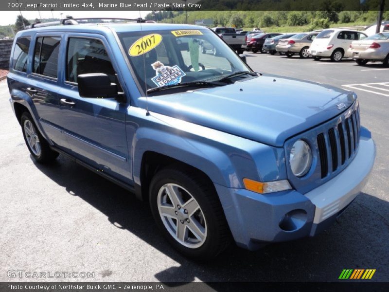 Marine Blue Pearl / Pastel Slate Gray 2007 Jeep Patriot Limited 4x4