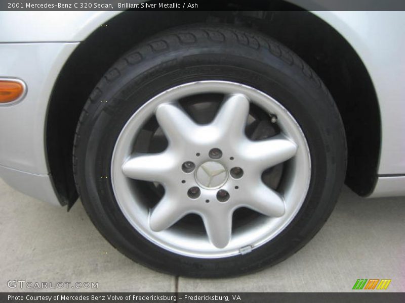 Brilliant Silver Metallic / Ash 2001 Mercedes-Benz C 320 Sedan