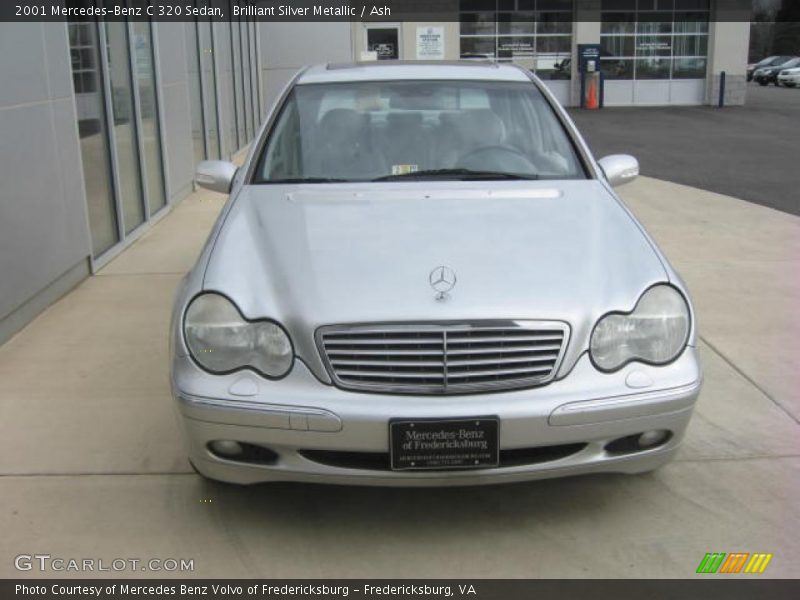 Brilliant Silver Metallic / Ash 2001 Mercedes-Benz C 320 Sedan