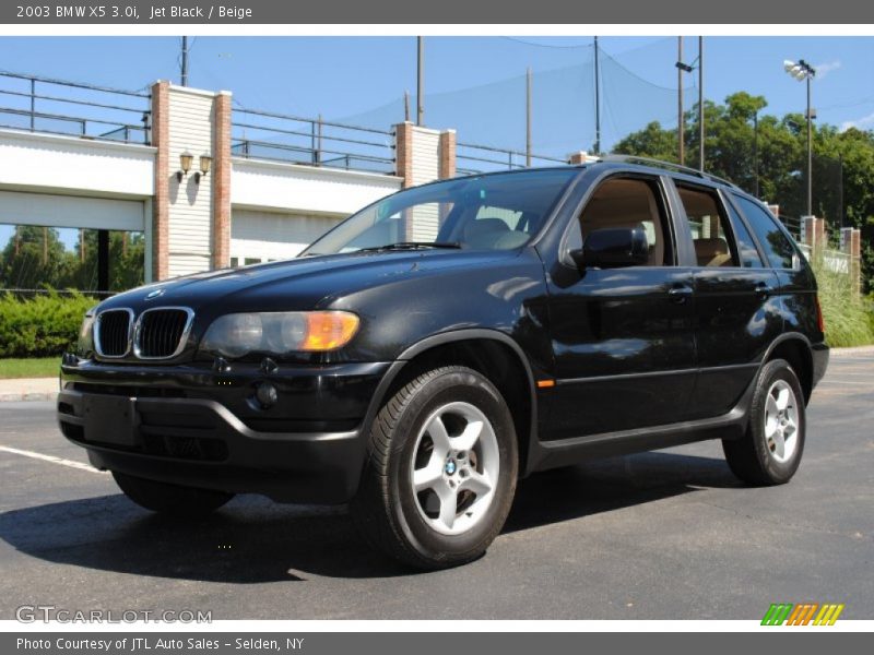 Jet Black / Beige 2003 BMW X5 3.0i