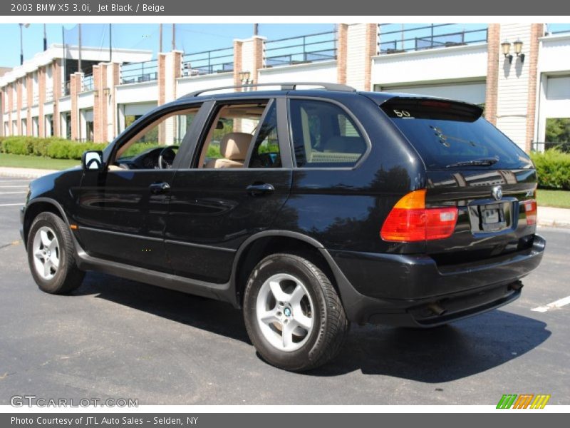 Jet Black / Beige 2003 BMW X5 3.0i