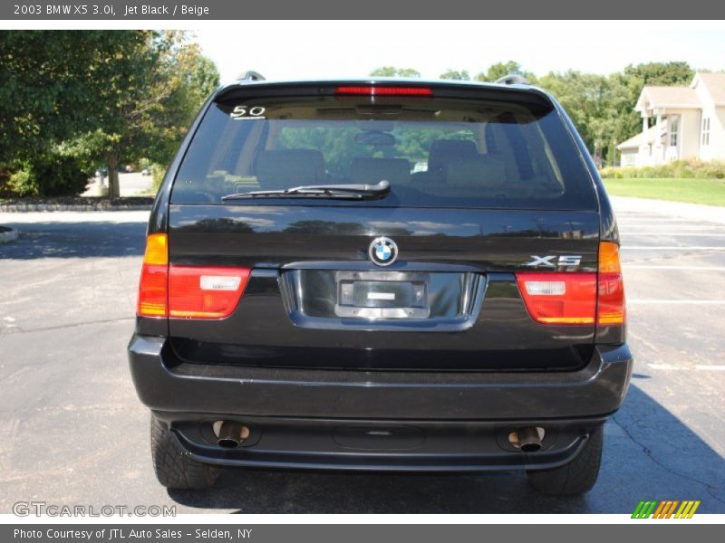 Jet Black / Beige 2003 BMW X5 3.0i