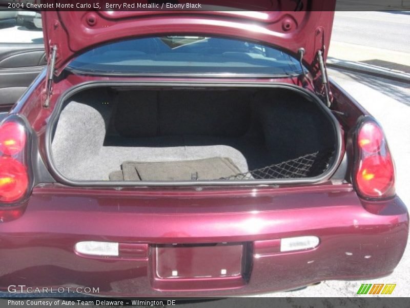 Berry Red Metallic / Ebony Black 2004 Chevrolet Monte Carlo LS