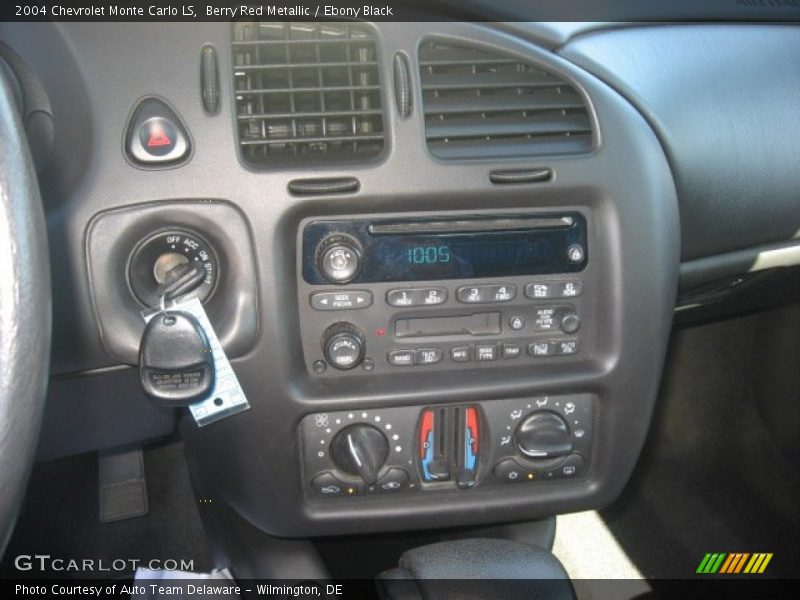 Berry Red Metallic / Ebony Black 2004 Chevrolet Monte Carlo LS