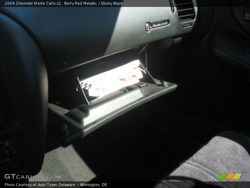 Berry Red Metallic / Ebony Black 2004 Chevrolet Monte Carlo LS