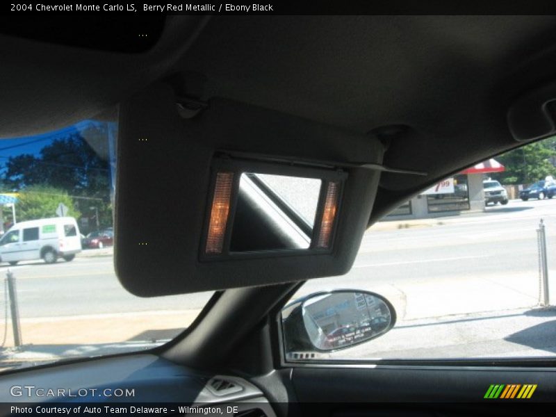 Berry Red Metallic / Ebony Black 2004 Chevrolet Monte Carlo LS