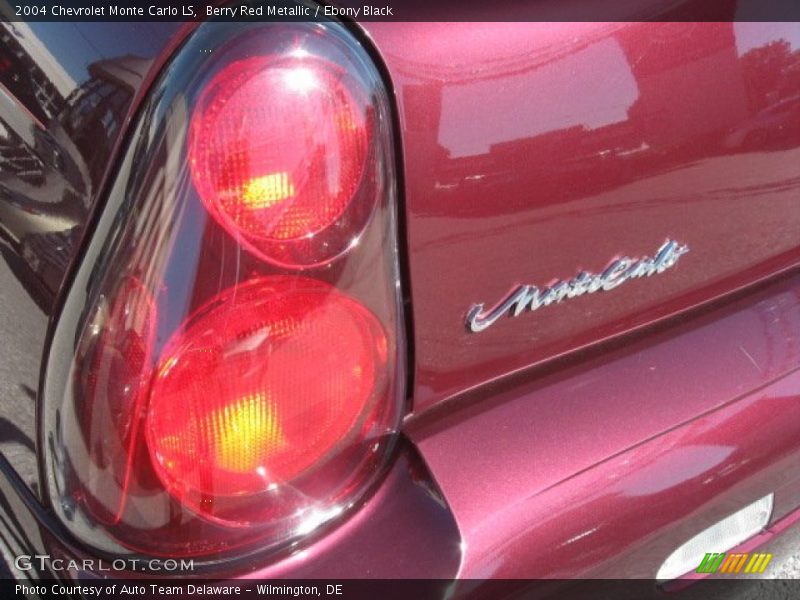 Berry Red Metallic / Ebony Black 2004 Chevrolet Monte Carlo LS