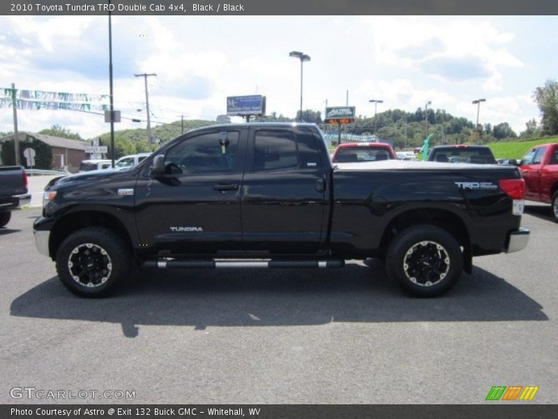 Black / Black 2010 Toyota Tundra TRD Double Cab 4x4