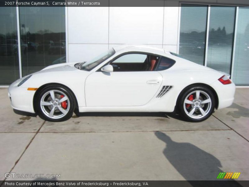 Carrara White / Terracotta 2007 Porsche Cayman S