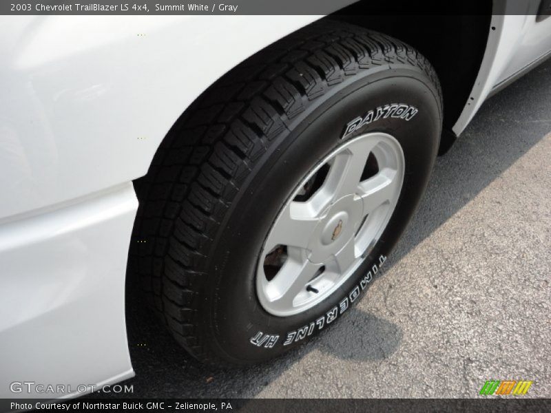 Summit White / Gray 2003 Chevrolet TrailBlazer LS 4x4