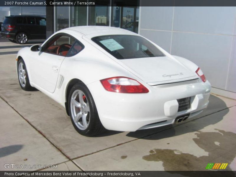 Carrara White / Terracotta 2007 Porsche Cayman S