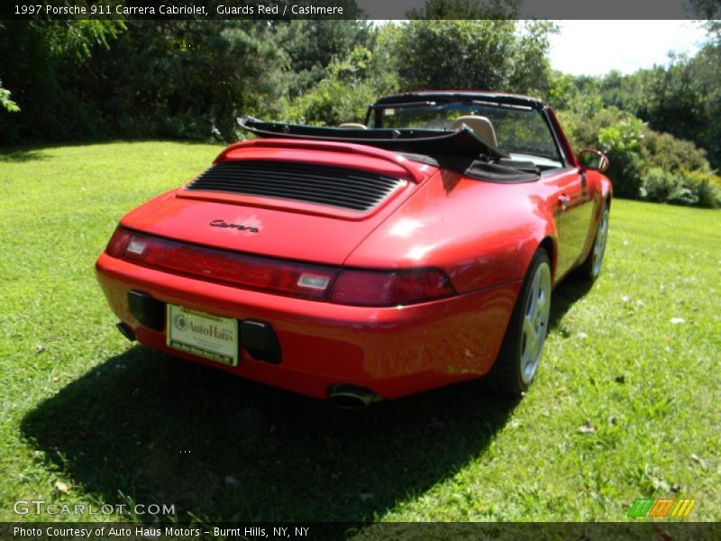 Guards Red / Cashmere 1997 Porsche 911 Carrera Cabriolet