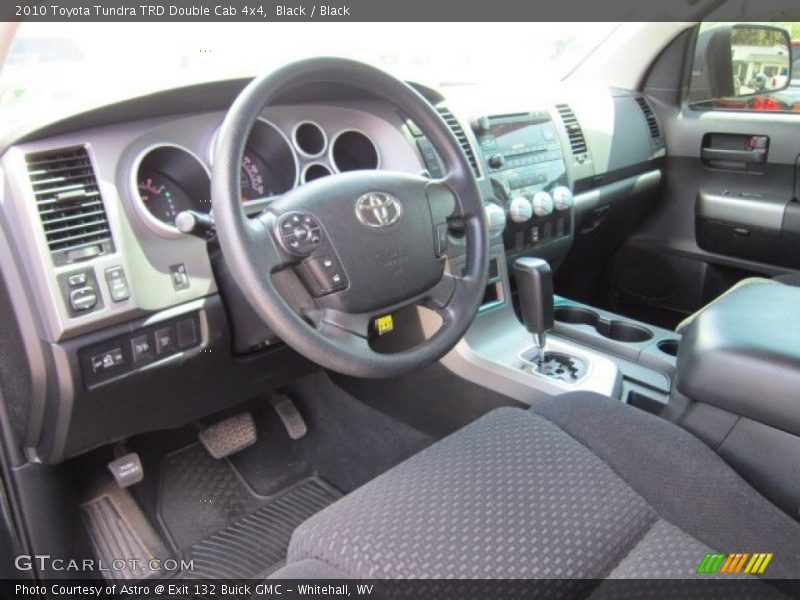 Black / Black 2010 Toyota Tundra TRD Double Cab 4x4