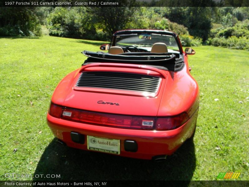 Guards Red / Cashmere 1997 Porsche 911 Carrera Cabriolet