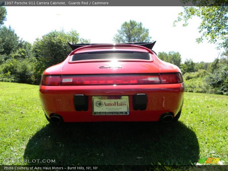 Guards Red / Cashmere 1997 Porsche 911 Carrera Cabriolet