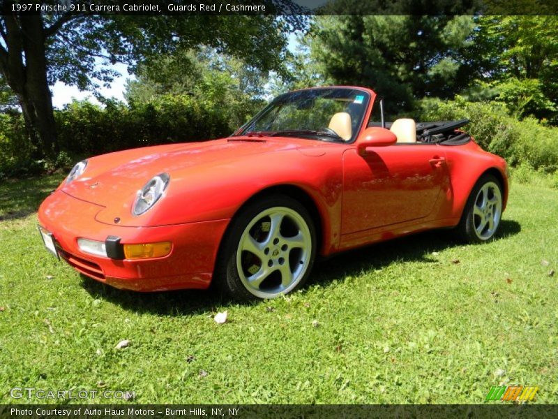 Front 3/4 View of 1997 911 Carrera Cabriolet