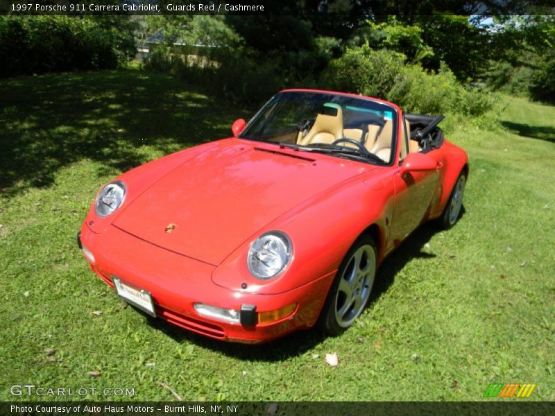 Guards Red / Cashmere 1997 Porsche 911 Carrera Cabriolet
