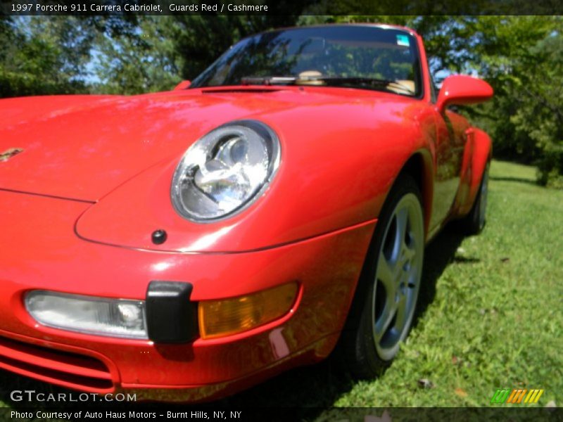 Guards Red / Cashmere 1997 Porsche 911 Carrera Cabriolet