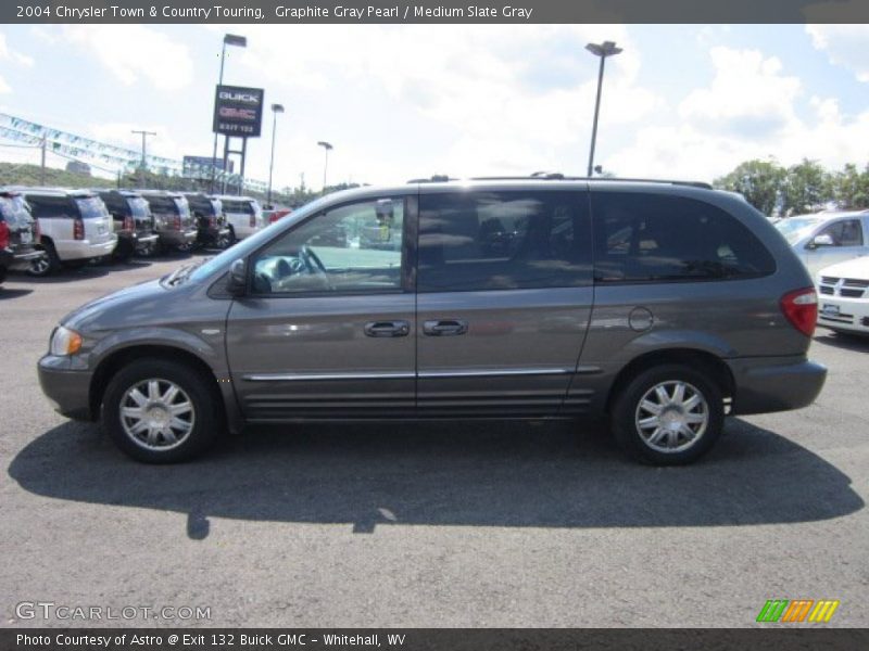 Graphite Gray Pearl / Medium Slate Gray 2004 Chrysler Town & Country Touring