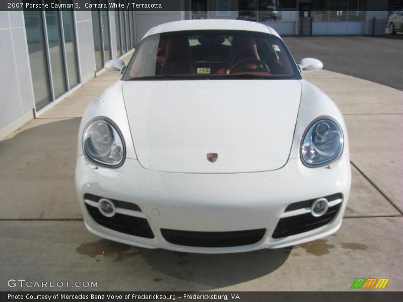 Carrara White / Terracotta 2007 Porsche Cayman S