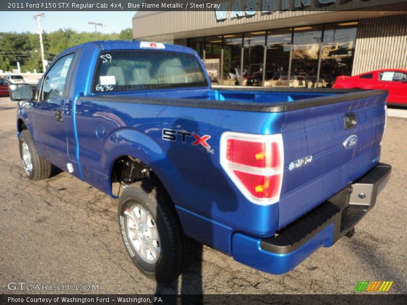 Blue Flame Metallic / Steel Gray 2011 Ford F150 STX Regular Cab 4x4