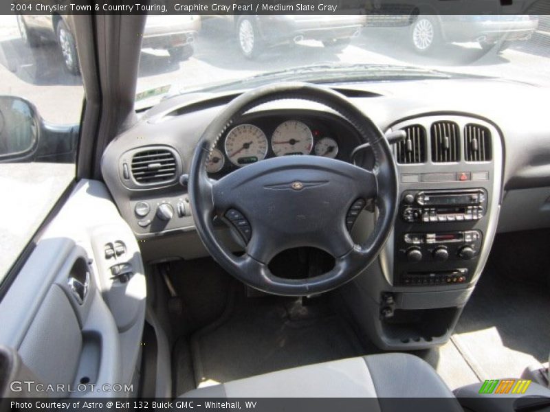 Graphite Gray Pearl / Medium Slate Gray 2004 Chrysler Town & Country Touring