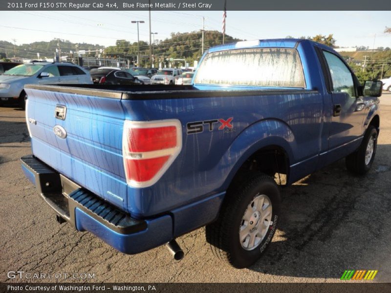 Blue Flame Metallic / Steel Gray 2011 Ford F150 STX Regular Cab 4x4