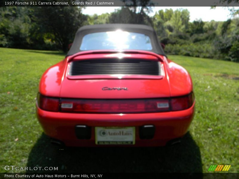 Guards Red / Cashmere 1997 Porsche 911 Carrera Cabriolet