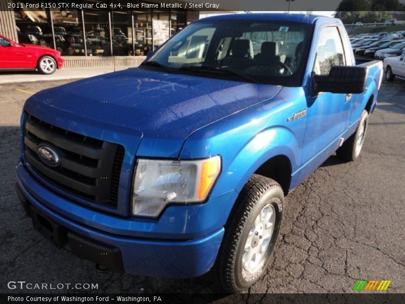 Front 3/4 View of 2011 F150 STX Regular Cab 4x4