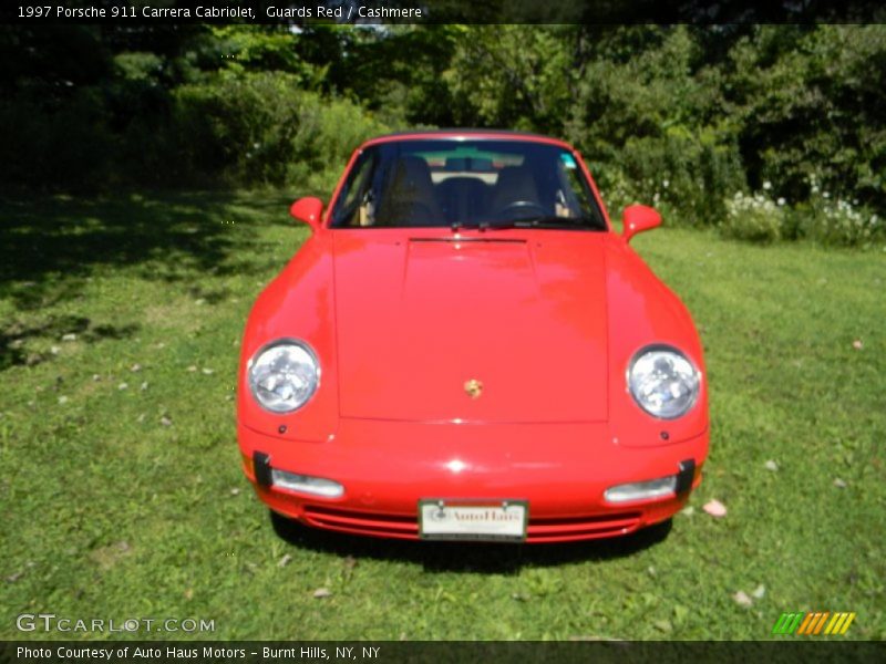 Guards Red / Cashmere 1997 Porsche 911 Carrera Cabriolet