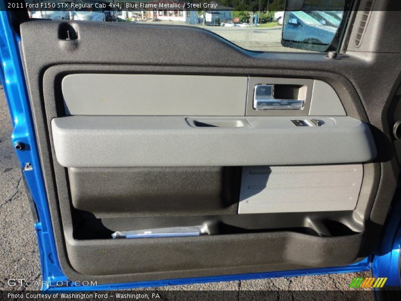 Blue Flame Metallic / Steel Gray 2011 Ford F150 STX Regular Cab 4x4